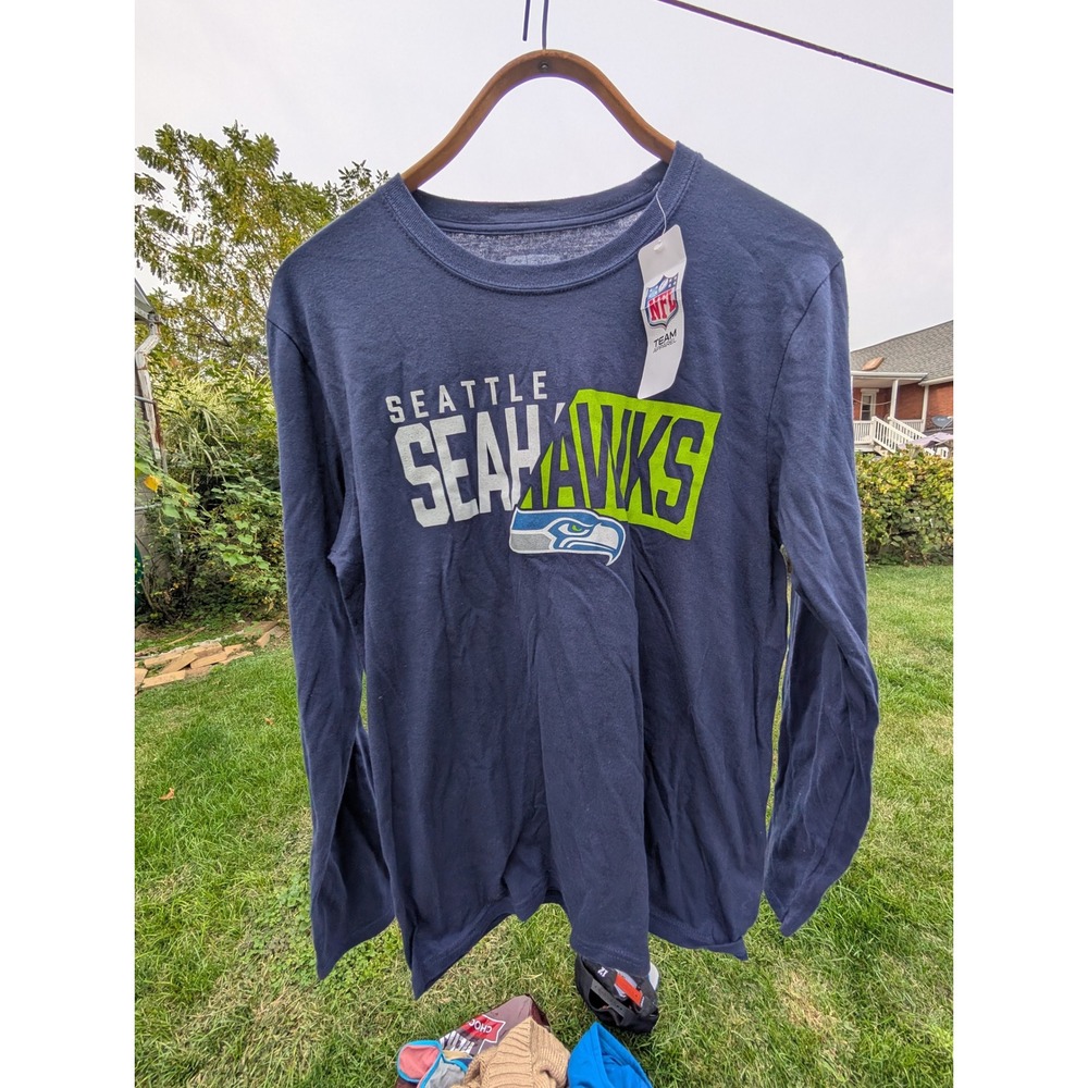 Seattle Seahawks NFL Team Apparel Long Sleeve‎ T-Shirt Mens